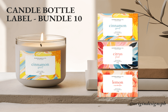 Canva Candle Label Template 10: A Designer's Take on Premium Packaging