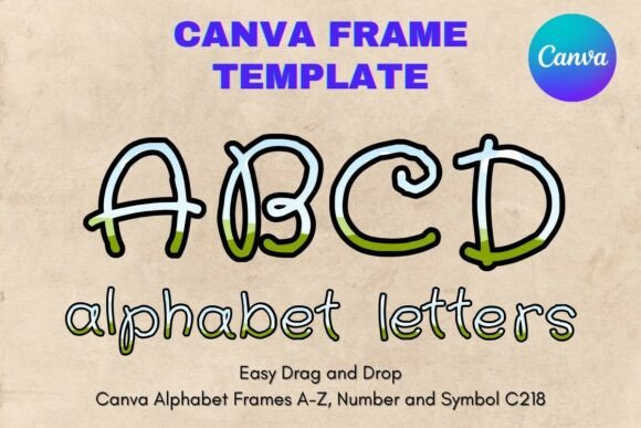 Canva Letters Frame Alphabet Template218: Your New Design Superpower