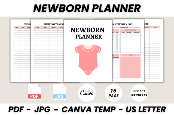 Master Newborn Planning with a Flexible Canva Template