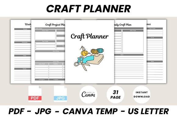 Streamline Your Creative Process with The Ultimate Craft Planner