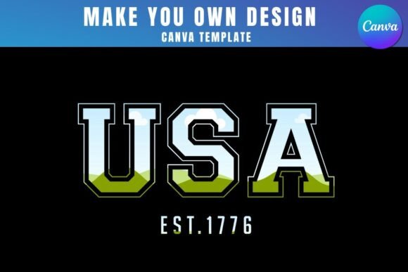 USA Canva Frame Template Design: Streamline Your Visuals